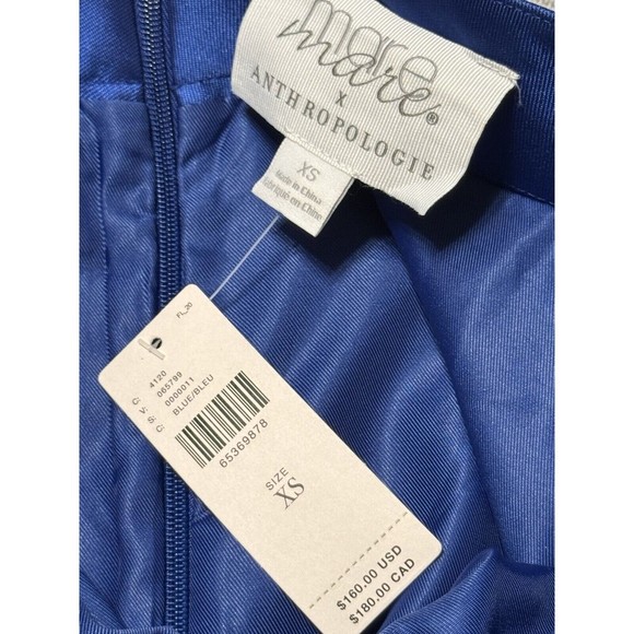 Mare Mare X Anthropologie Ruffled Skirt Blue XS - Picture 4 of 10